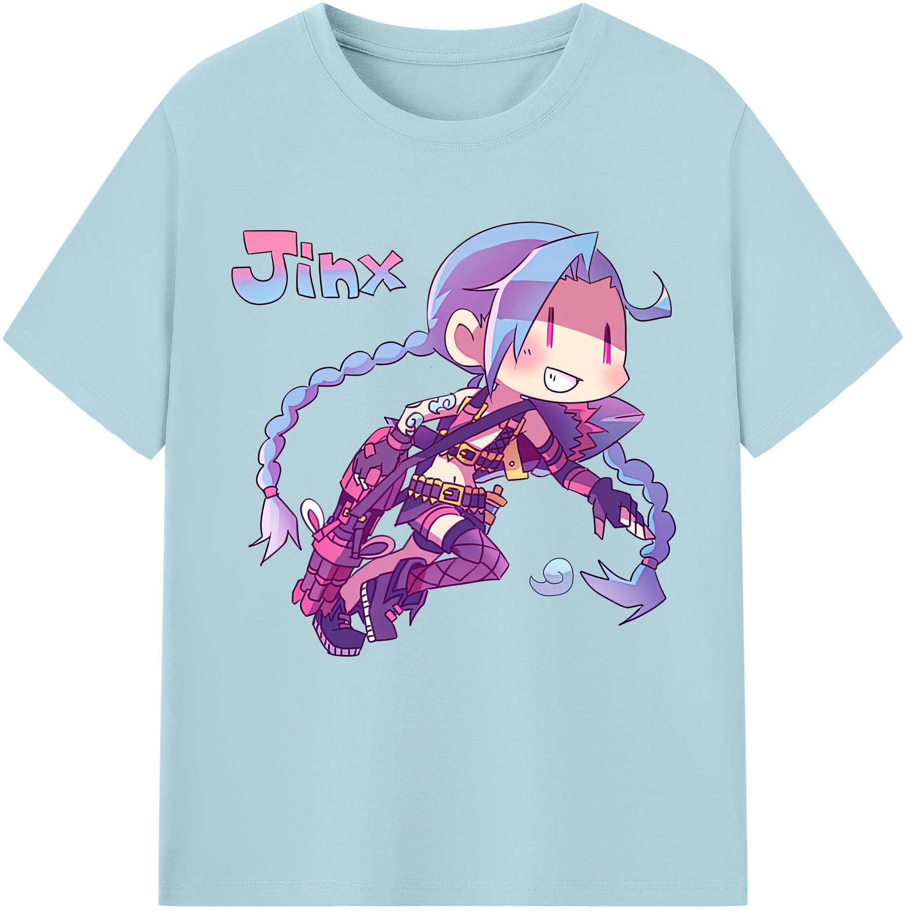 リーグ・オブ・レジェンド League of Legends LOL 綿100％半袖Tシャツ（フロントプリント）